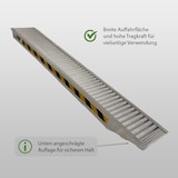 thumbnail of TRUTZHOLM 2 x Schwerlastrampen 212cm Traglast 3800kg/Paar Alu grau geriffelt Rampen Verladerampen