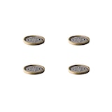thumbnail of Stylepoint - 4x Bord plat met opstaande rand (zwart) - WCC3025MZ - 25x2,5cm - Marrakesch