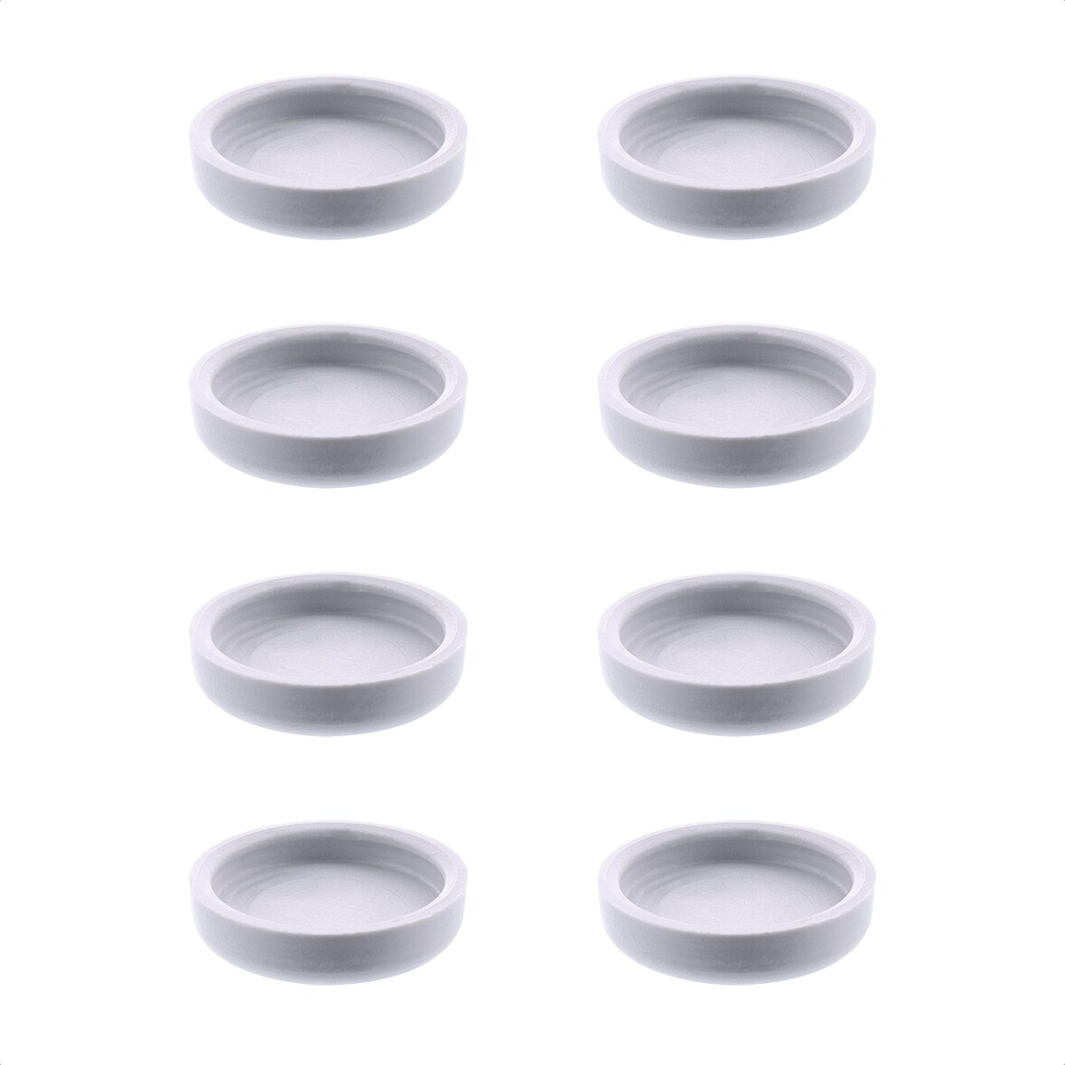 WAGNER QuickClick® Kunststoffgleiter HYPER SLIM - 8er-Set Ersatzgleiter Ø 17 mm - für Basis Ø 17 mm - DE Ware - 15792100