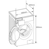 thumbnail of MIDEA LUNAR 03 MF200W90B/W-ES, lavadora carga frontal, 9kg