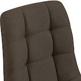thumbnail of CHEFGASTRO Esszimmerstuhl IOWA Stoff HxBxT 84x45x55cm Braun Küchenstuhl