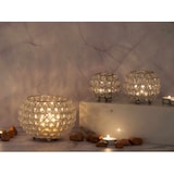 thumbnail of Teelichthalter Kerzenhalter Set 3-teilig Crystal Kerzenständer Vintage Kristall : silber