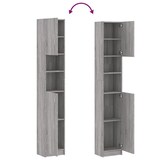 thumbnail of vidaXL Badezimmerschrank Grau Sonoma 32x25,5x190 cm Holzwerkstoff