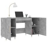 thumbnail of vidaXL Schreibtisch Betongrau 140x50x75 cm Holzwerkstoff
