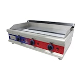thumbnail of Gasfrit -  Plancha de cromo duro de acero inoxidable a gas industrial para restaurante 950 x 610 x 340 mm 9 kw
