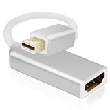 thumbnail of Helos Adapterkabel, mini DisplayPort Stecker/ HDMI Buchse, PREMIUM 4K, silber
