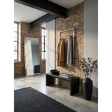 thumbnail of Wandgarderobe Metall Silber 60x100x7,5 cm Design Flurgarderobe Stahl, Hakenleiste Wandpaneel, Garderobe Wand, Garderobenleiste