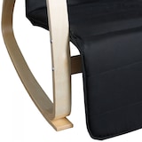 thumbnail of Relax Fauteuil Schommelstoel met Voetsteun Mod. ZEN NATUURLIJK ZWART van Yelloo