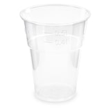 thumbnail of 20x BIO Trinkbecher klar 500 ml 0,5 l Eichstrich Biokunststoff PLA o 102mm