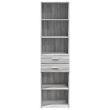 thumbnail of Helloshop26 - Buffet Sideboard Kommode Kleiderschrank Aufbewahrungsmöbel Organizer Küche Wohnzimmer Lounge hohe Sonoma-Eiche 50 x 02_0035373