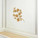 thumbnail of Décoration murale en métal Fleurs dorées 52 cm The Home Deco Factory
