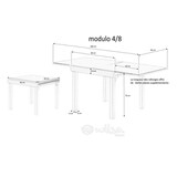 thumbnail of Table jardin Modulo 4 à 8 personnes Gris Wilsa Garden