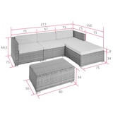 thumbnail of Rattan Lounge Florenz  
1