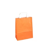 thumbnail of 250 Papiertragetaschen Geschenktüten orange L 32+12x40cm