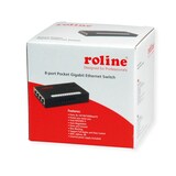thumbnail of ROLINE Gigabit Ethernet Switch, Pocket, 8 Ports