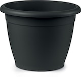 thumbnail of Pflanzgefäß Blumentopf Pflanztopf Naxos rund anthrazit Ø 35 x H 26 cm Veca