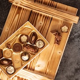 thumbnail of Geschenkset Nizza | Geschenkkorb gefüllt mit Sekt Brut Chardonnay, Lindt Pralinen & Holzkiste