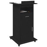 thumbnail of Podio con ruota Rovere nero 55 x 55 x 107 cm Vega Master in derivati \u200b\u200bdel legno Modello moderno