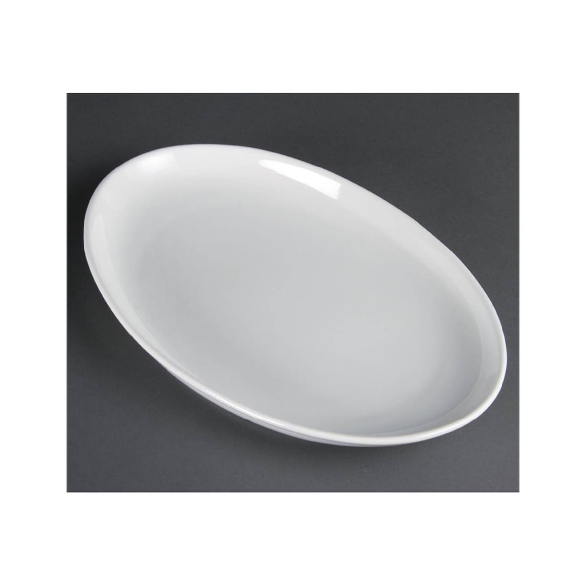 Olympia Whiteware tiefe ovale Schalen 36,5cm
