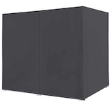 thumbnail of vidaXL Outdoor-Lounge-Bett mit Vorhängen Poly Rattan Grau