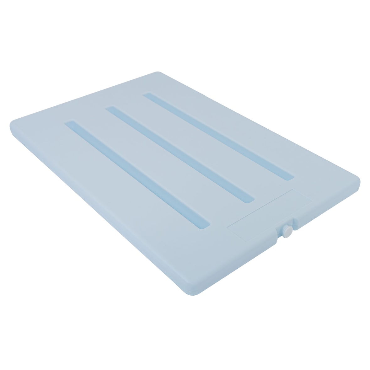 Weiße eutektische Kaltplatte - Pack Froid Robuste - 60 x 40 cm - 5,5kg - T°C rendue -16°C - Transport von Tiefkühlprodukten - pro Stück