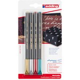 thumbnail of edding 1200 Fasermaler metallic sortiert (4er Blister)