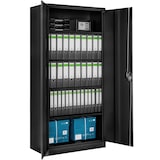 thumbnail of tectake Armoire de classement Blain avec 5 étagères 40x80x180cm - noir - 404378