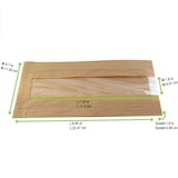 thumbnail of PACKNWOOD - 1 000u - Bolsa Bloomer con ventana 120x50mm H220mm - 210SVIS2212