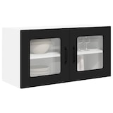 thumbnail of vidaXL Küchenwandschrank mit Tür Schwarz 80 x 31 x 40 cm Holzwerkstoff