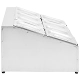 thumbnail of vidaXL Gastronormbakkenhouder met 8 GN 1/6 bakken roestvrij staal