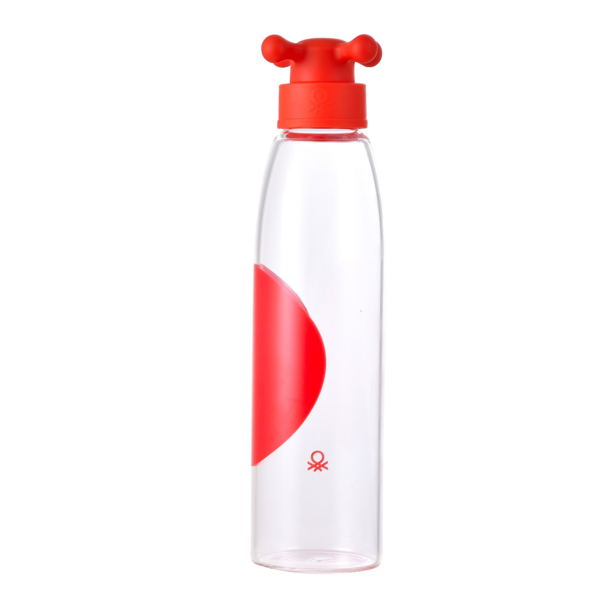 Bottiglia d'acqua in borosilicato rosso da 500 ml