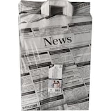 thumbnail of 50 Tragetaschen, Papier 44 cm x 32 cm x 17 cm "Newsprint" mit Tragegriff