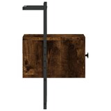 thumbnail of vidaXL Wand-Nachttische 2 Stk. Räuchereiche 35x30x51 cm Holzwerkstoff