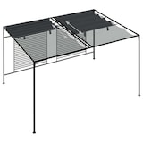 thumbnail of vidaXL Pavillon mit Ausziehbarem Dach 4x3x2,3 m Anthrazit 180 g/m²