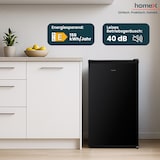 thumbnail of homeX Gefrierschrank, Tiefkühlschrank klein - 60L Nutzinhalt, 4-Sterne Gefrieren, Freezer freistehend, schwarz, FS1016-B