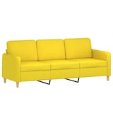 thumbnail of vidaXL 3-Sitzer-Sofa Hellgelb 180 cm Stoff