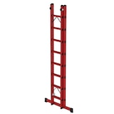 thumbnail of PROREGAL Sprossen-Schiebeleiter 2-teilig GFK mit Standard-Traverse 2x8 Sprossen
