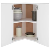 thumbnail of vidaXL Hanghoekkast 57x57x60 cm bewerkt hout wit