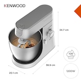 thumbnail of Kenwood Keukenmachine KVL4100.S CHEF XL, 1.200 Watt, 6,7 liter capaciteit