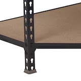 thumbnail of PROREGAL Eckregal Small Muli | HxBxT 90x90x40cm | Fachlast 200kg | Anthrazit | Schwerlastregal Standregal Metallregal Steckregal