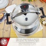 thumbnail of Magefesa Alustar - Olla Express Profesional de 22 Litros, Fabricada en Aluminio, Apta para Gas, Vitrocerámica y Eléctrica, 3 Sistemas de Seguridad
