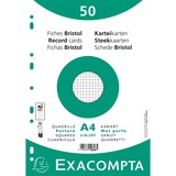 thumbnail of Exacompta 12606E 20x Karteikarten 210x297 kar perf ws 50St - Weiß