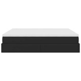 thumbnail of vidaXL Ottoman-Bett mit Matratze Schwarz 160x200 cm Kunstleder