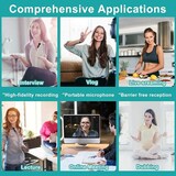 thumbnail of Microphone Sans Fil Réduction De Bruit Pour Téléphone Caméra Et Ordinateur YONIS