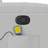 thumbnail of vidaXL Massagestoel verstelbaar stof wolk grijs