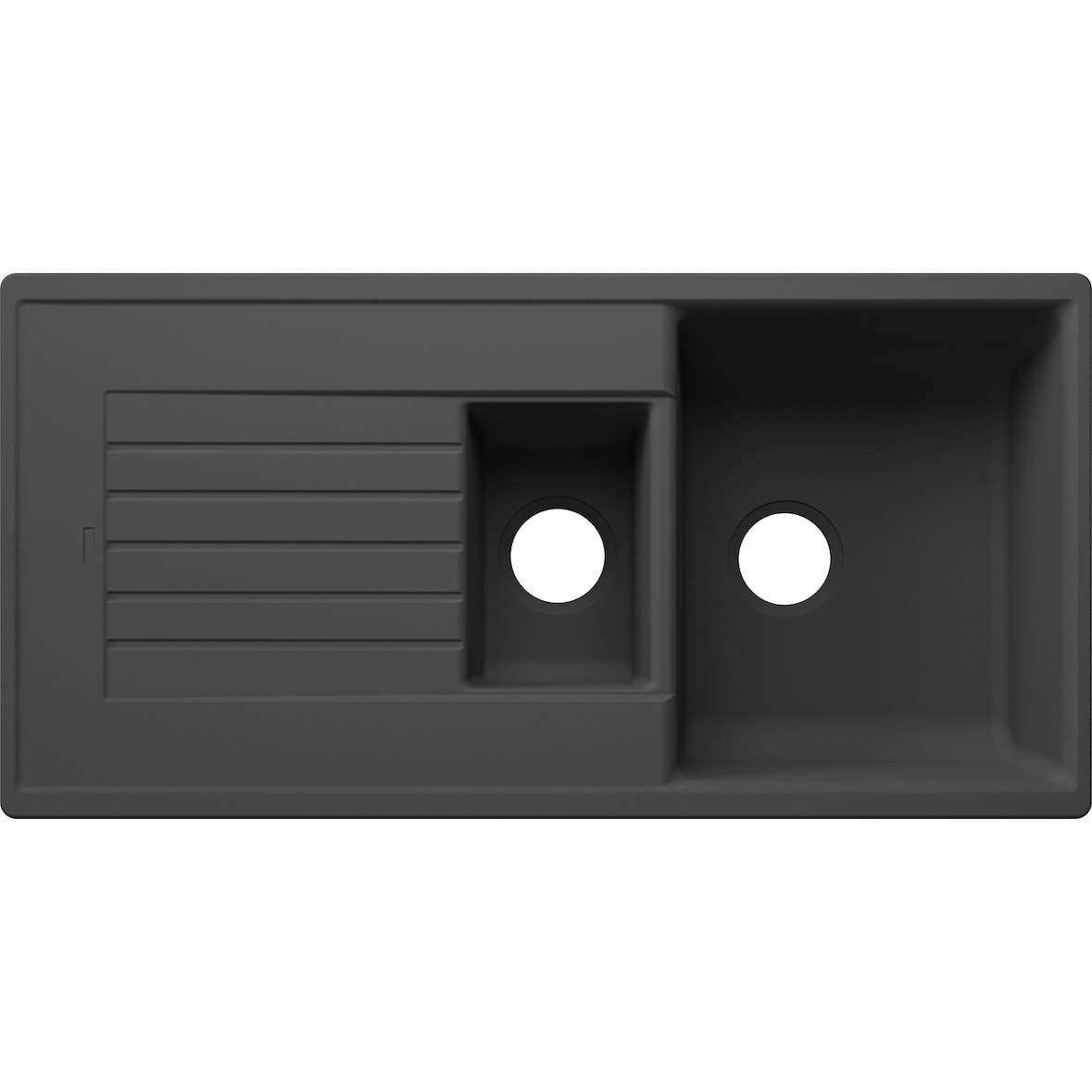 BLANCO ZIA 6 S Einbauspüle SILGRANIT vulkangrau ab 60 cm Excenter