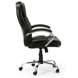 thumbnail of Poltrona da Ufficio Nixon sollevabile e reclinabile Rivestita in Ecopelle, Colore Nero, Metallo Cromato