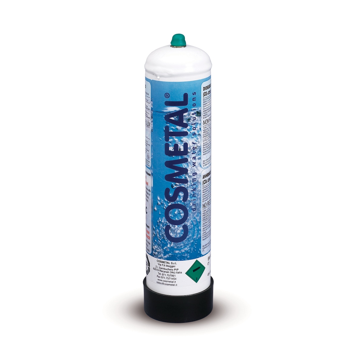 COSMETAL Cartouche Jetable De Co2 - 0,600 Kg/120 L 28B-UG