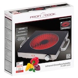 thumbnail of Bomann PC-EKP 1210 Schwarz, Edelstahl Arbeitsplatte 36 cm Zonen-Induktionskochfeld 1 Zone(n)