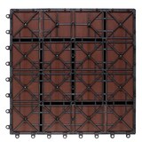 thumbnail of Casaria WPC Fliesen 11x Mosaik Terrakotta